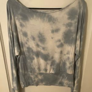 Veronica M tie dye long sleeve top